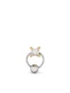 Delfina Delettrez 18kt Gold Diamond Two In One Piercing Earring In Gold