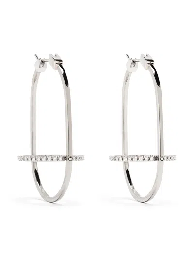 Delfina Delettrez 18kt White Gold Diamond In Silver