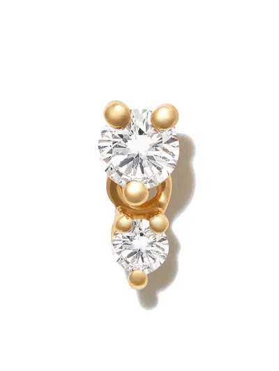 Delfina Delettrez 18kt Yellow Gold Dancing Diamonds Earring