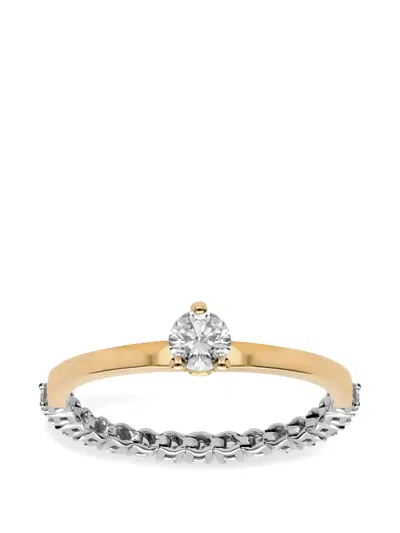 Delfina Delettrez 1987 Diamond Ring In Gold