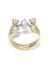 Delfina Delettrez Diamonds Dots 18k Gold Ring In Multi