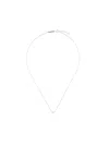 Delfina Delettrez Dots Solitaire Diamond Necklace In Metallic