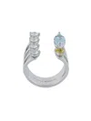 Delfina Delettrez Metallic Today Tomorrow Dots Ring