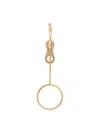Delfina Delettrez Zip Earring In Yellow