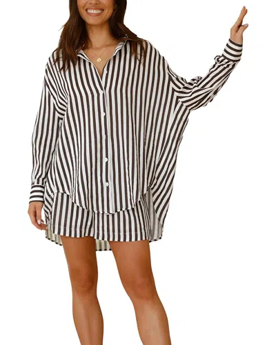 Deli S 2pc Shirt & Short Set In Black