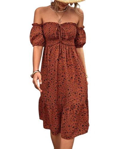 Deli S Deli. S Midi Dress In Brown