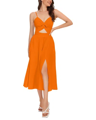 Deli S Delli.s Midi Dress In Orange