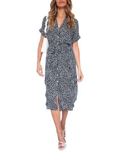 Deli S Delli.s Short Sleeve Midi Dress In Blue