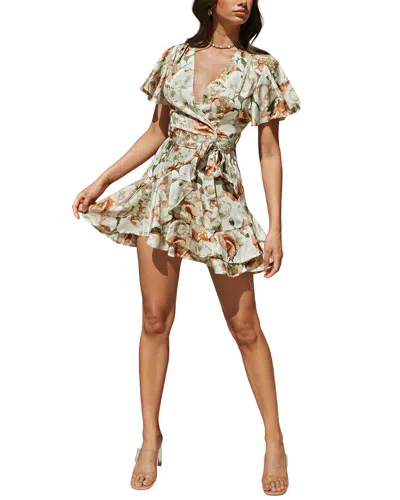 Deli S Delli.s Short Sleeve Mini Dress In Neutral