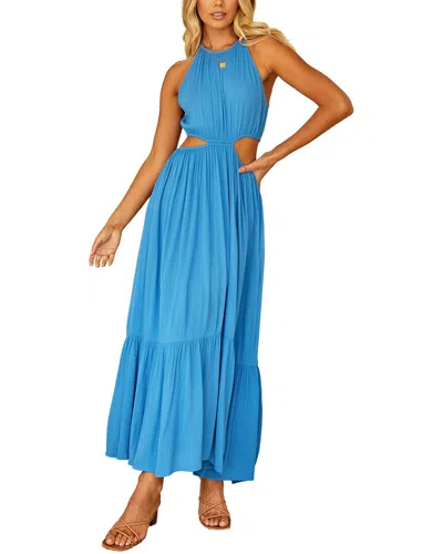 Deli S Delli.s Sleeveless Solid Maxi Dress In Blue