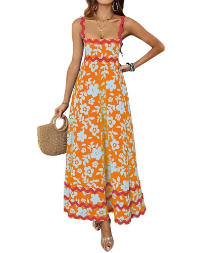 Deli S Maxi Dress In Orange