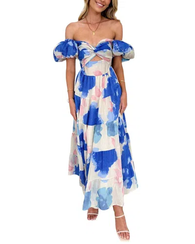 Deli S Midi Dress In Blue
