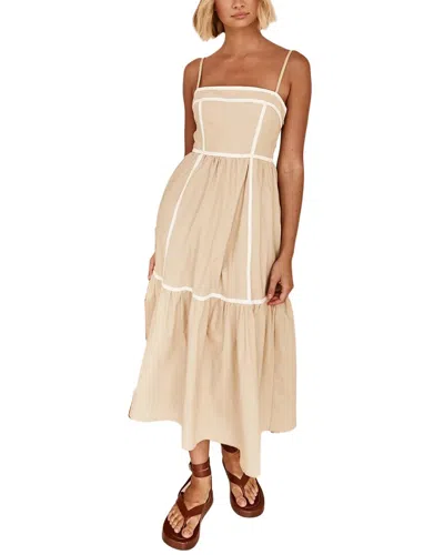Deli S Midi Dress In Brown