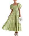 Deli S Midi Dress In Green