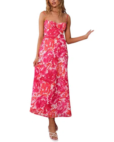 Deli S Midi Dress In Pink
