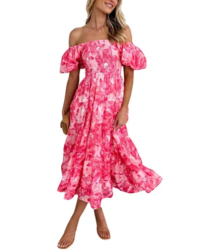 Deli S Midi Dress In Pink
