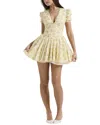 Deli S Mini Dress In Yellow