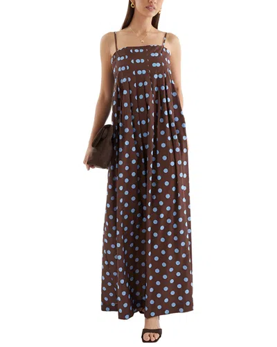 Deli S Printed Maxi Dress In Brown