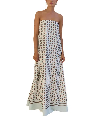 Deli S Printed Maxi Dress In Brown