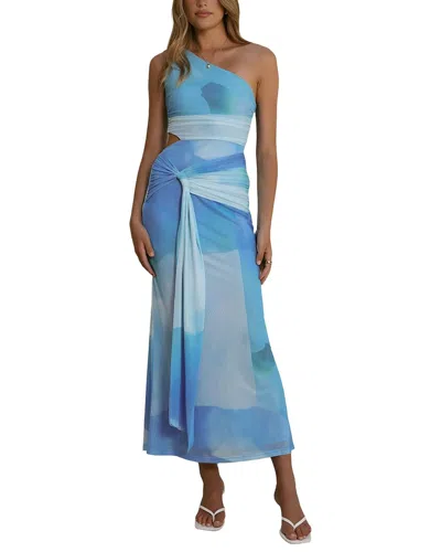 Deli S Printed Maxi Dress In Blue