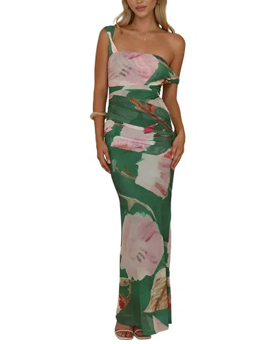 Deli S Printed Maxi Dress In Green