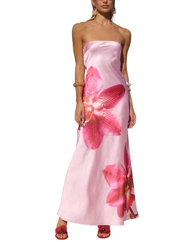 Deli S Printed Maxi Dress In Pink