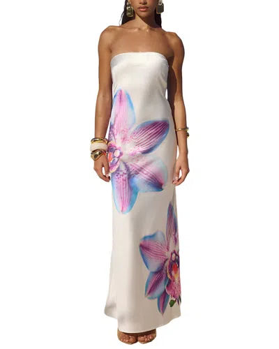 Deli S Printed Maxi Dress In White