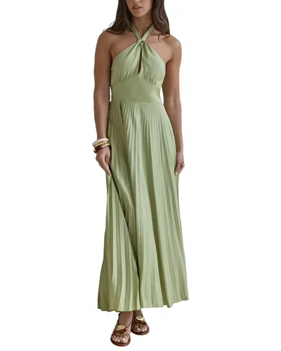 Deli S Solid Maxi Dress In Green