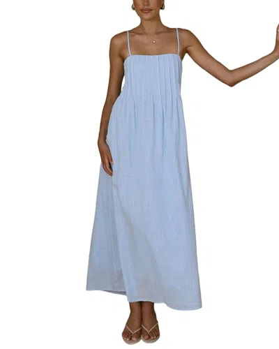 Deli S Solid Maxi Dress In Blue