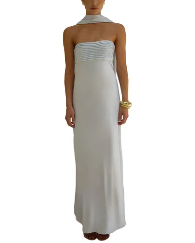 Deli S Solid Maxi Dress In Gray