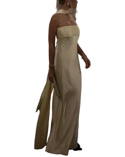 Deli S Solid Maxi Dress In Gray