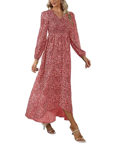 Deli S Tazga Maxi Dress In Red