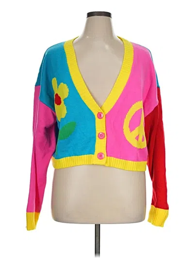 Pre-owned Delia's Cardigan Sweater In Pink