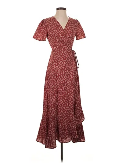 Pre-owned Delia's Casual Dress In Burgundy