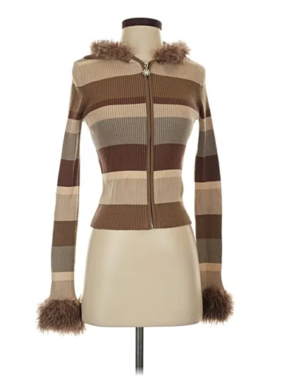 Pre-owned Delia's Coat In Brown