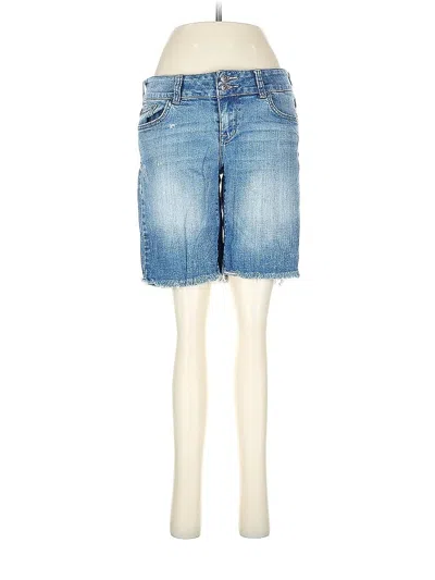 Pre-owned Delia's Denim Shorts In Blue