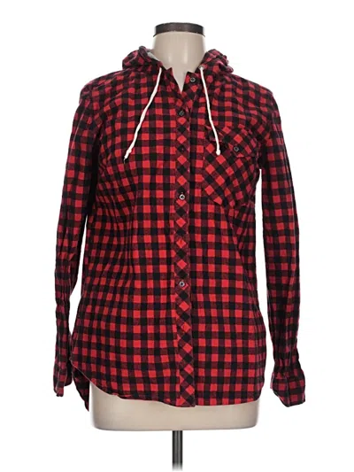 Pre-owned Delia's Fleece Jacket In Red