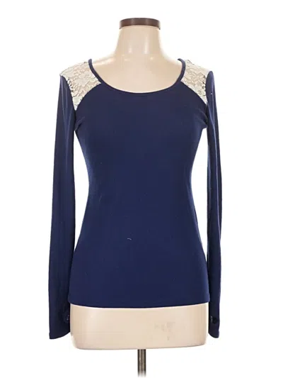 Pre-owned Delia's Long Sleeve T-shirt In Blue