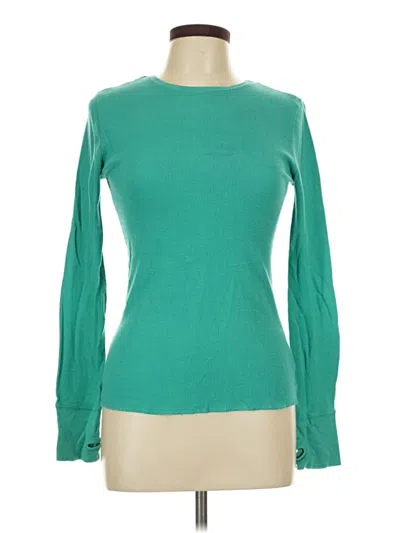 Pre-owned Delia's Long Sleeve T-shirt In Teal