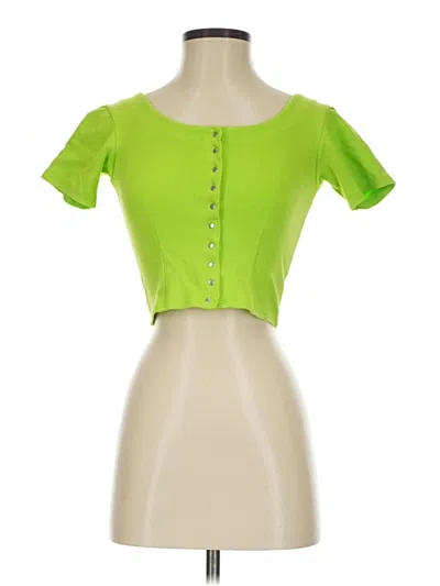 Pre-owned Delia's Short Sleeve T-shirt In Green