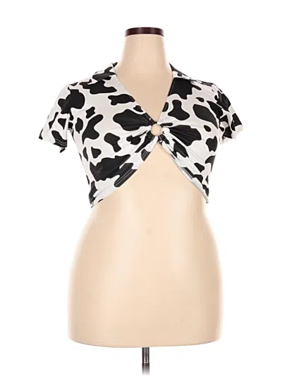 Pre-owned Delia's Sleeveless Blouse In Black