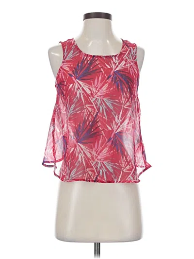Pre-owned Delia's Sleeveless Blouse In Red