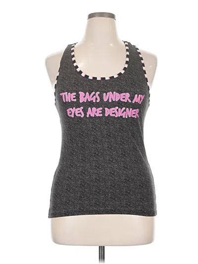 Pre-owned Delia's Tank Top Gray Halter Neckline Tops