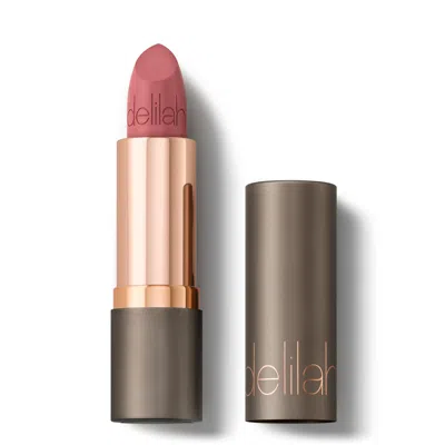 Delilah Colour Intense Cream Lipstick - Sienna In White