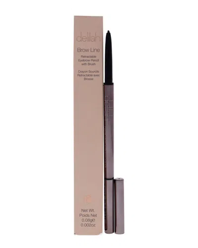 Delilah Dnu  Women's 0.002oz Sable Brow Line Retractable Eyebrow Pencil With Brush Eyebrow