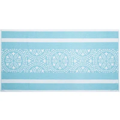 Delilah Home 100% Recycled Polyester From Ppst/pre Consumer Waste 1 In Blue