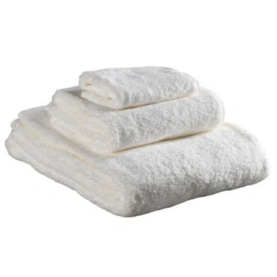 Delilah Home Bath Towel 3 Piece Set In White