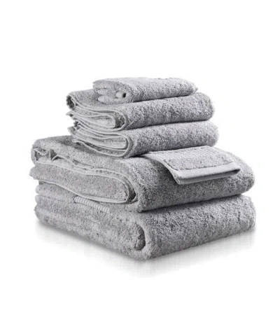 Delilah Home Bath Towel 6 Piece Set In Gray