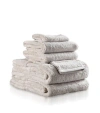 Delilah Home Bath Towel 6 Piece Set In Neutral
