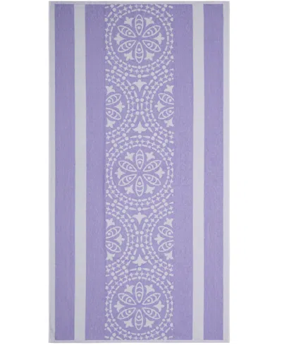 Delilah Home Drytek By Delilah Beach Towel, 72" X 72" In Purple